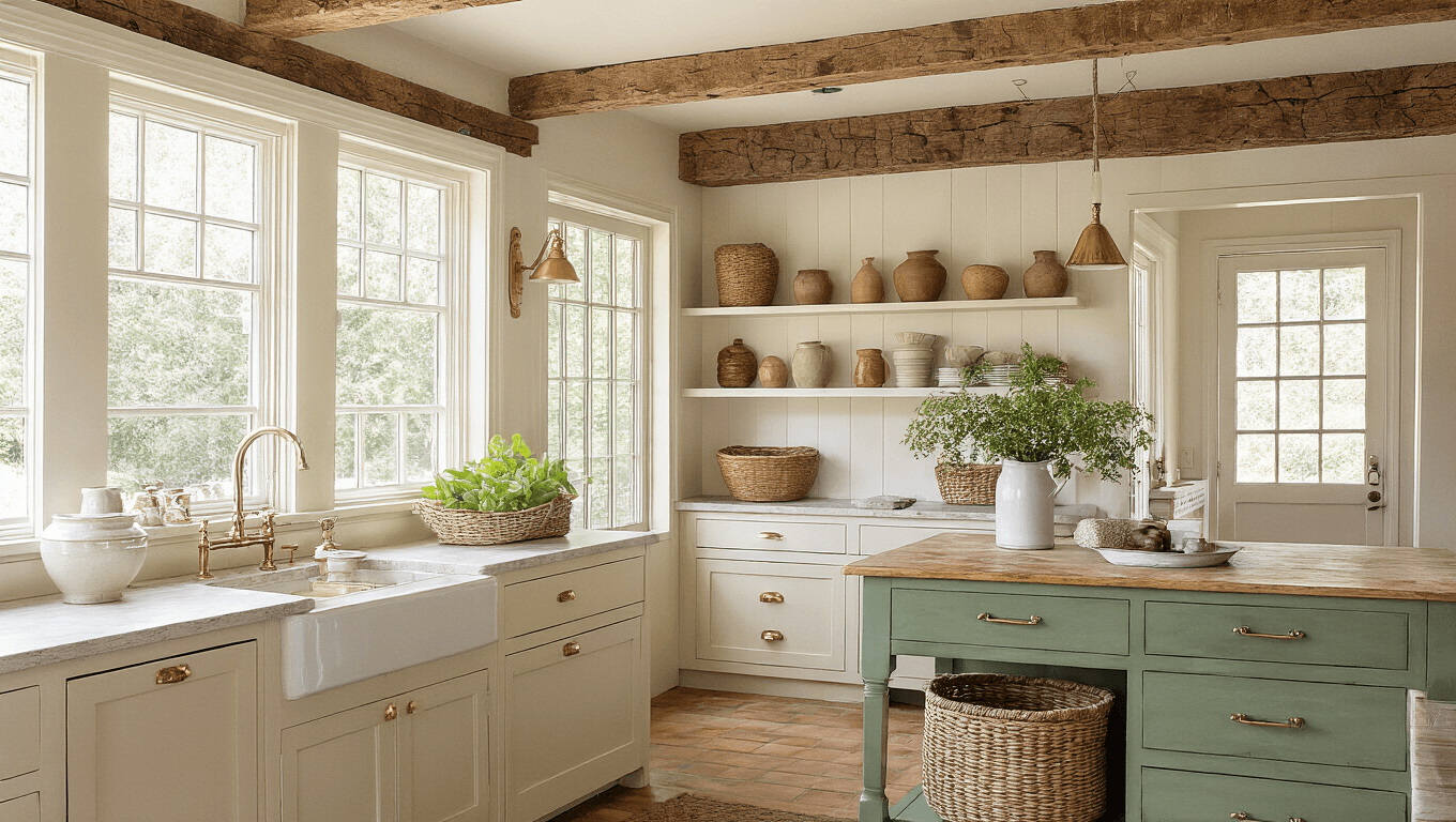 Farmhouse Kitchen Color Schemes: A Cozy and Timeless Design Guide ...