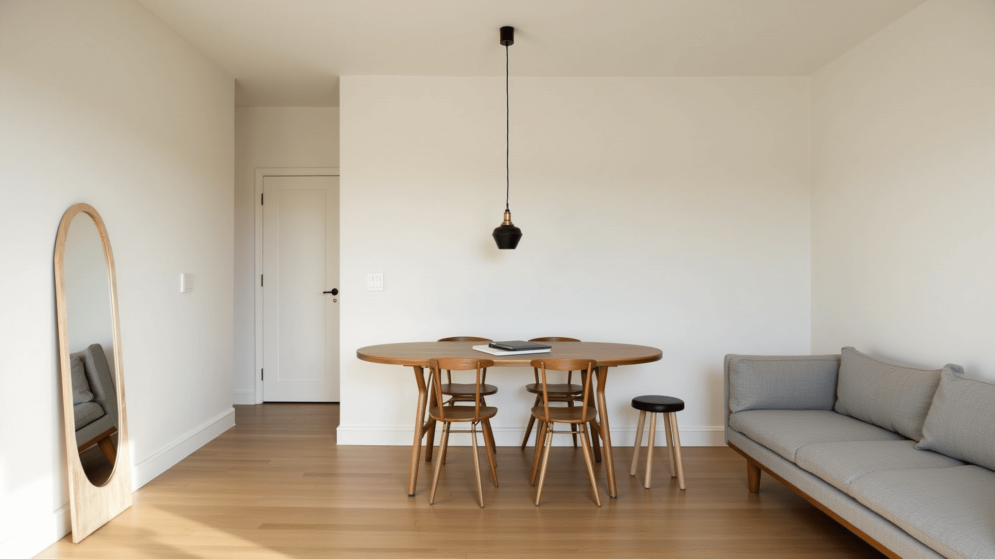 Photo inspiration: Visual Reference: Tiny Apartment Minimalist Magic Transforming Small Spaces Into Serene