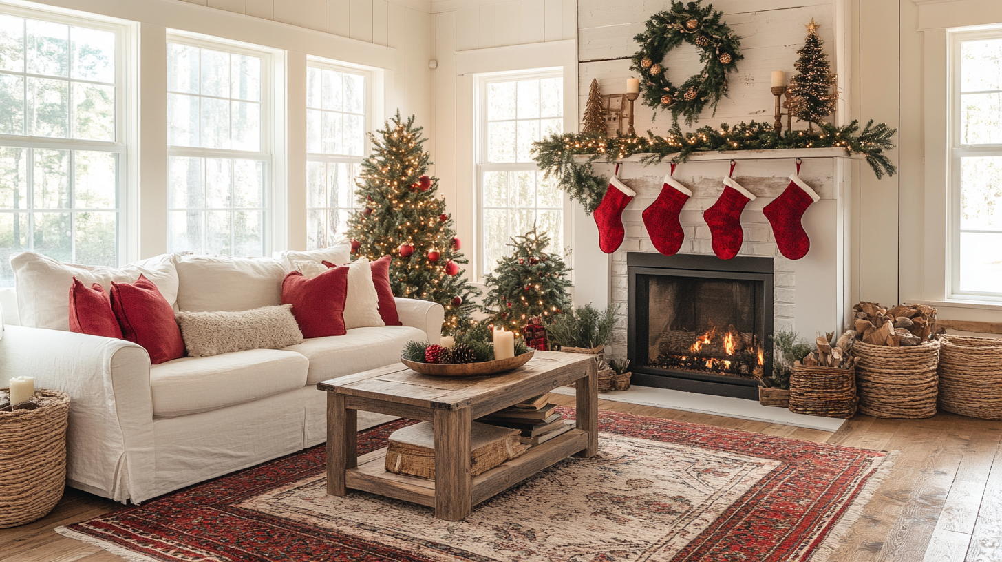 natural christmas decor